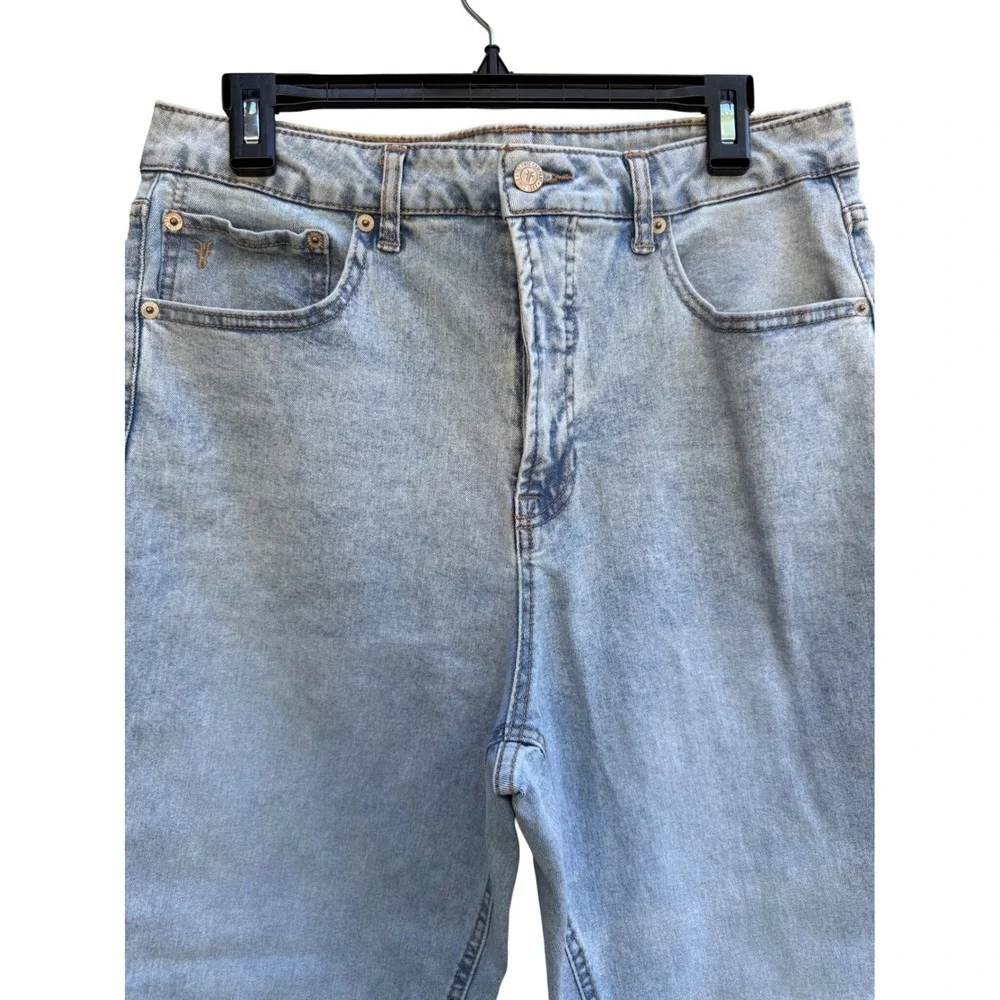 Frye Denim Jeans Womens Size 12 Acid Wash High Rise‎ Mom Jeans Casual